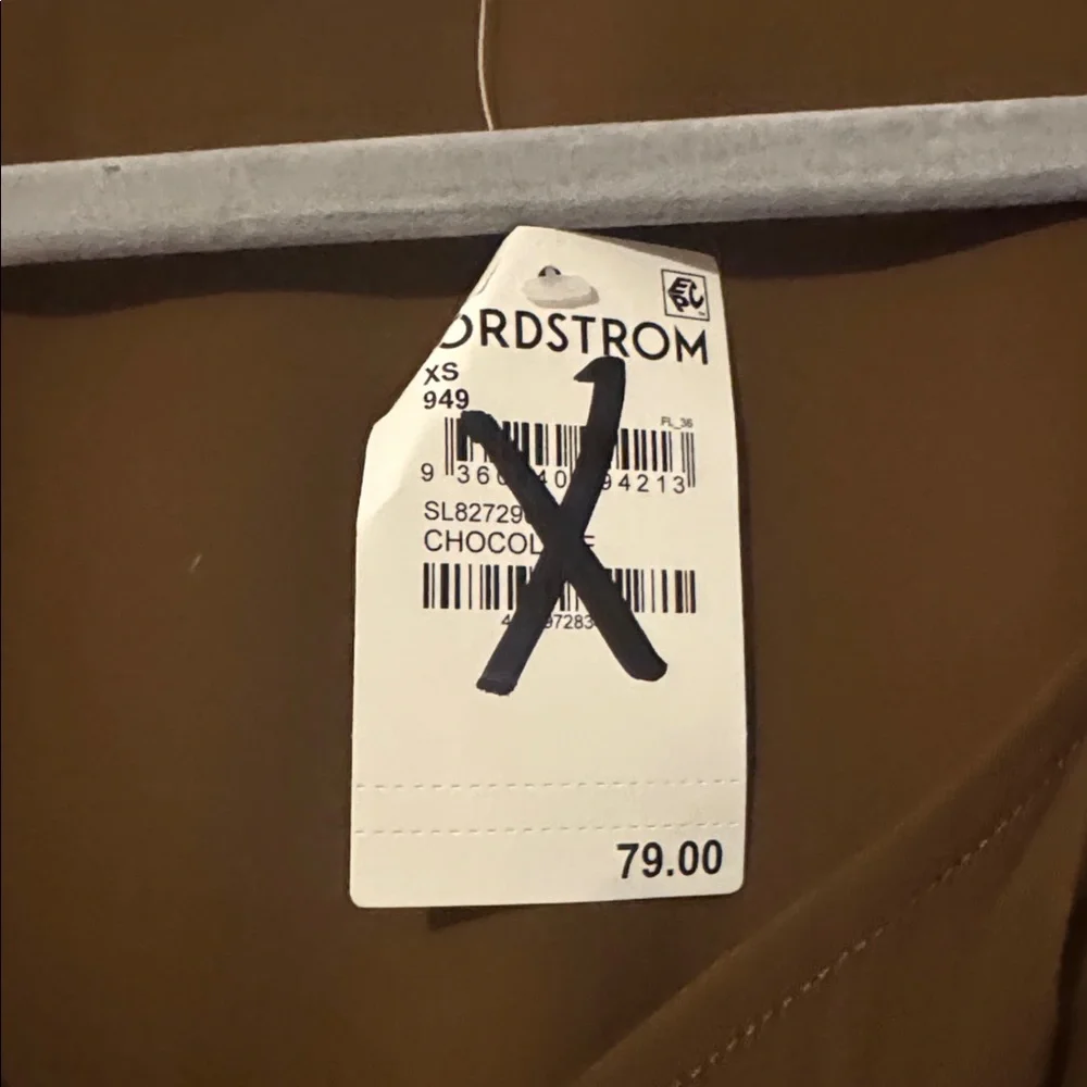 NWT- Petal & Pup Kameran Peplum Top, Chocolate, XS - Picture 12 of 12